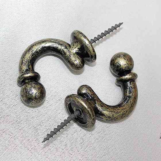 Гачки для підхватів (016кр) набір 2 шт Бронзовий (83-016) Київ