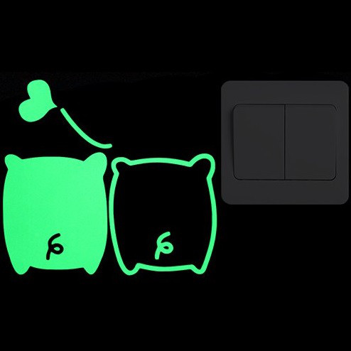 Люминесцентная наклейка на выключатель 10*6см Киев - изображение 1