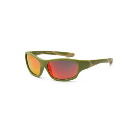 Детские солнцезащитные очки Koolsun Sport хаки 3-8 лет (KS-SPOLBR003) Винница - изображение 1