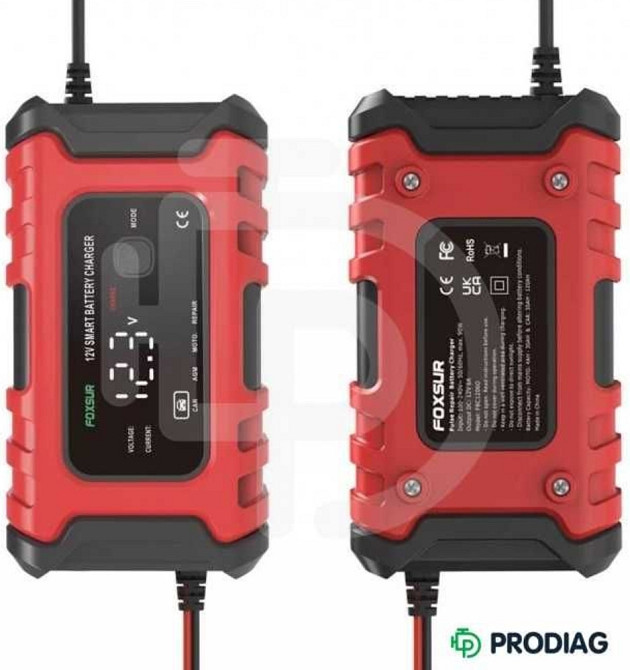 FOXSUR (12V 6A) FBC1206D - імпульсний зарядний пристрій (опт, дроп) Киев - изображение 3