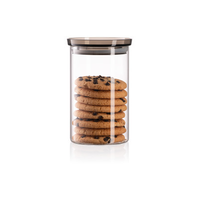 Ємність для сипучих продуктів Ardesto Fresh скло, пластик 900 мл (AR1309SF) Вінниця - фото 3