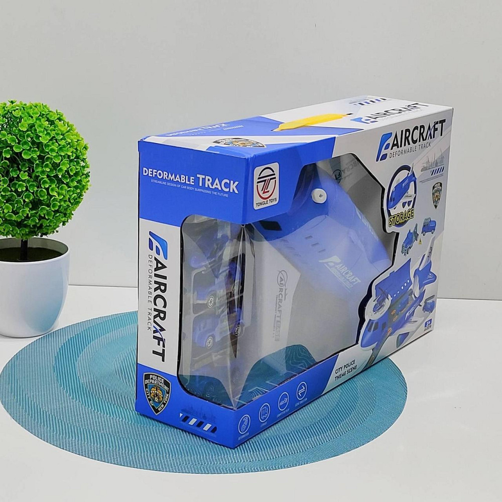 Літак паркування з машинками 4шт з музикою Біло-блакитний (8826A) Чернигов - изображение 6