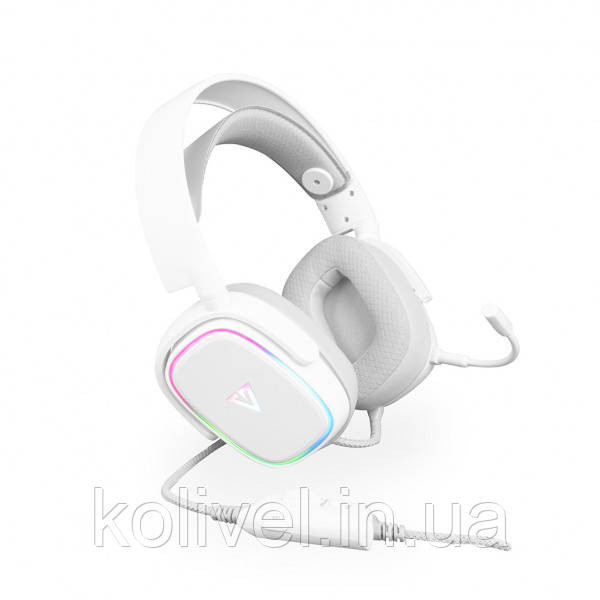 Ігрова гарнітура Modecom Volcano RGB Prometheus 7.1 White USB (S-MC-899-PROMETHEUS-200) Киев - изображение 2