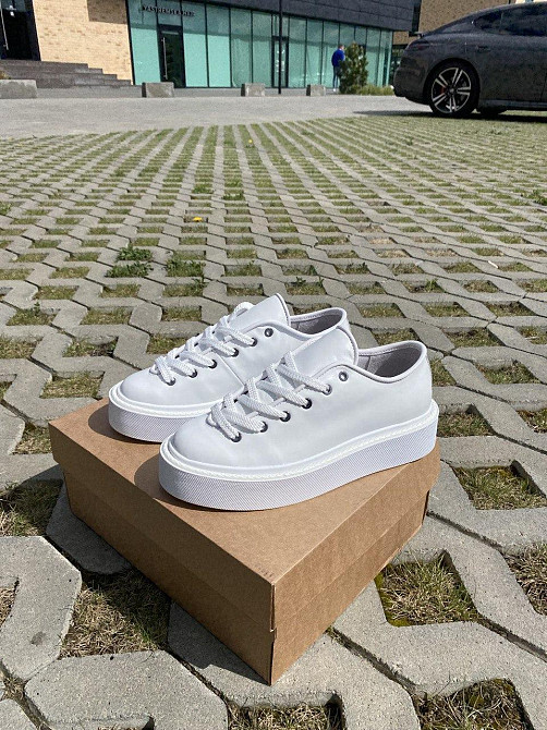 Molly Кросівки жіночі MOLLY 445 білі (весна-осінь, шкіра натуральна) (5379) 38 Коломыя - изображение 1