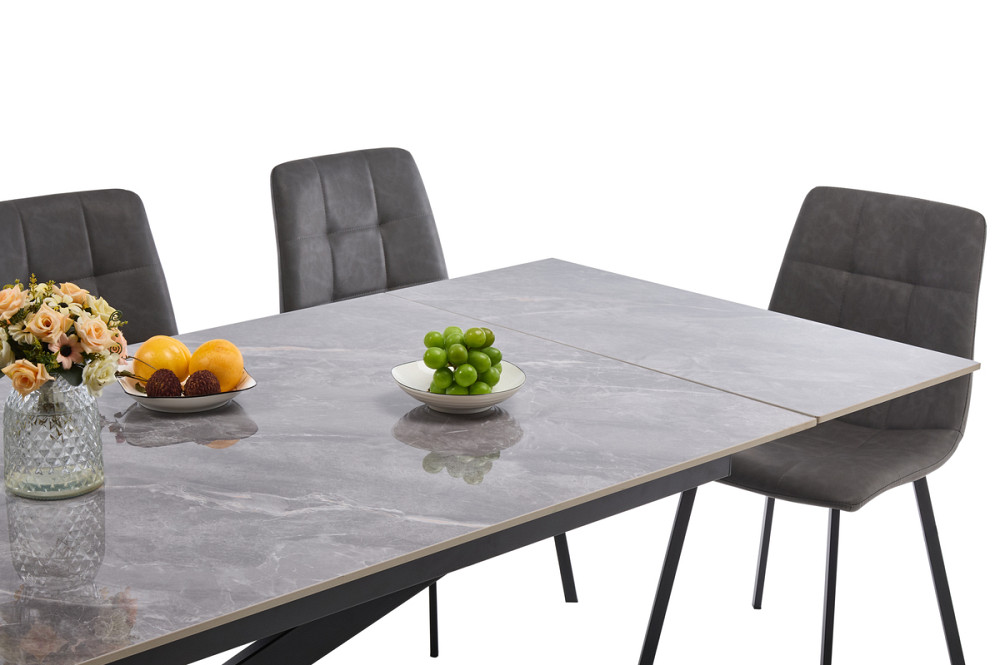 Стіл Магнум 180(+40+40)*90, чорн/керам Армані грей Киев - изображение 5