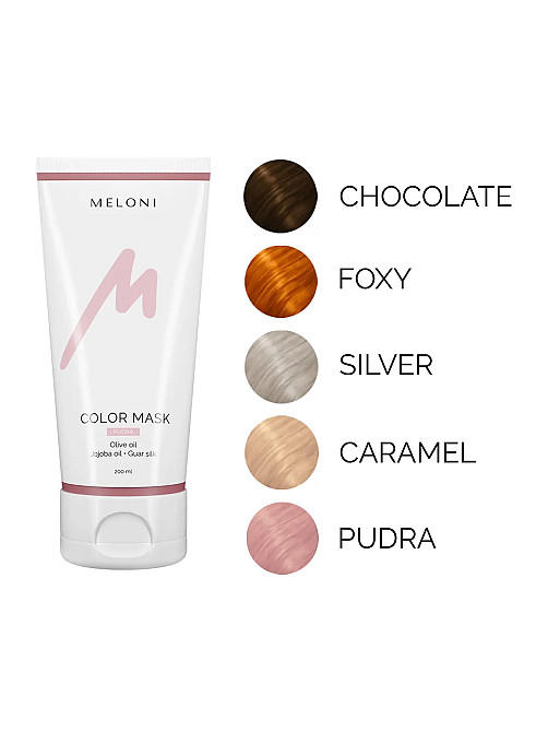 Тонирующая маска для волос Пудро-розовый Color Mask Pudra Meloni 200 мл Киев - изображение 4