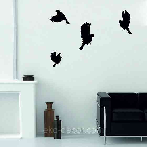 Декоративное настенное Панно «Птичка» Декор на стену(цена за 1шт) Киев