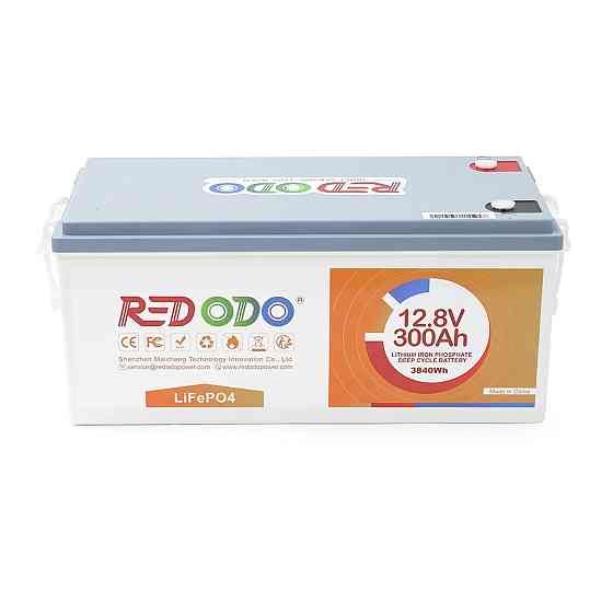 Акумуляторна батарея LiFePO4 Redodo 12.8V 300Ah , 3840Wh, BMS 200A, 522*240*218мм Київ