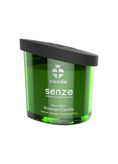 Масажна свічка - Swede Senze Arousing Lemon Pepper Eucalyptus, 50 мл Sex Aura Київ - фото 1