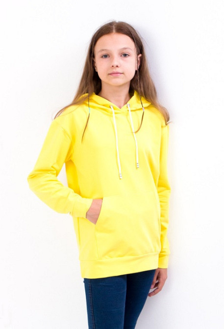 Худі для дівчинки (підлітковий) 80% бавовна, 20% поліестер, топ Крохатушка одяг 146 Киев - изображение 1