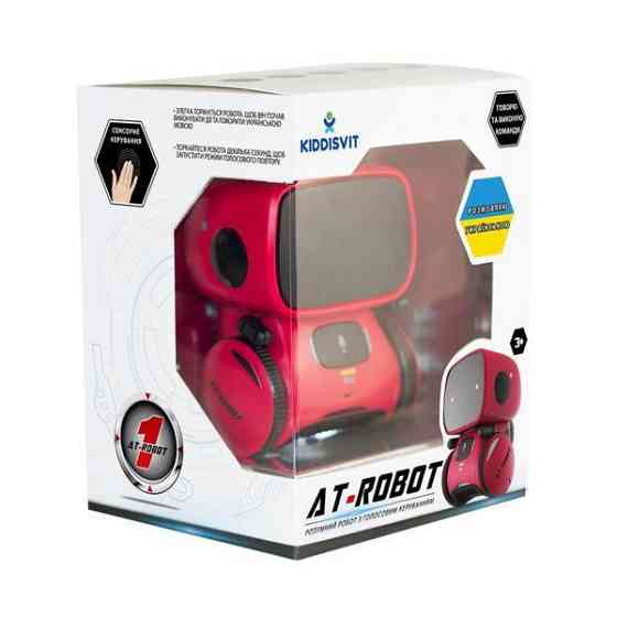 Интерактивный робот AT-Robot с голосовым управлением украинский красный (AT001-01-UKR) Харьков