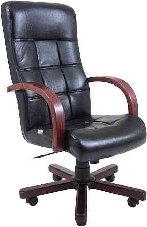 Офисное Кресло Руководителя Richman Virginia Titan Black Wood М1 Tilt Черный Днепр
