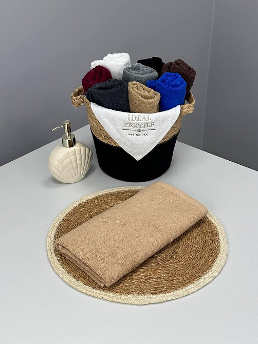 Полотенце однотонное Ideal Textile 40х70 см 400 г/м2 (56860905) Бежевий Черновцы - изображение 2