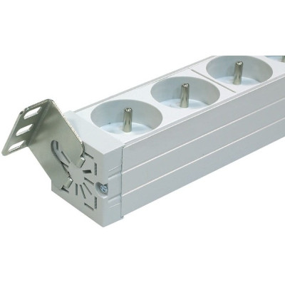 Силовий блок 19&quot; 1U, 9хShuko, вилка С14 Zpas (W-LZ30-09-SU-000-K) Вінниця - фото 2