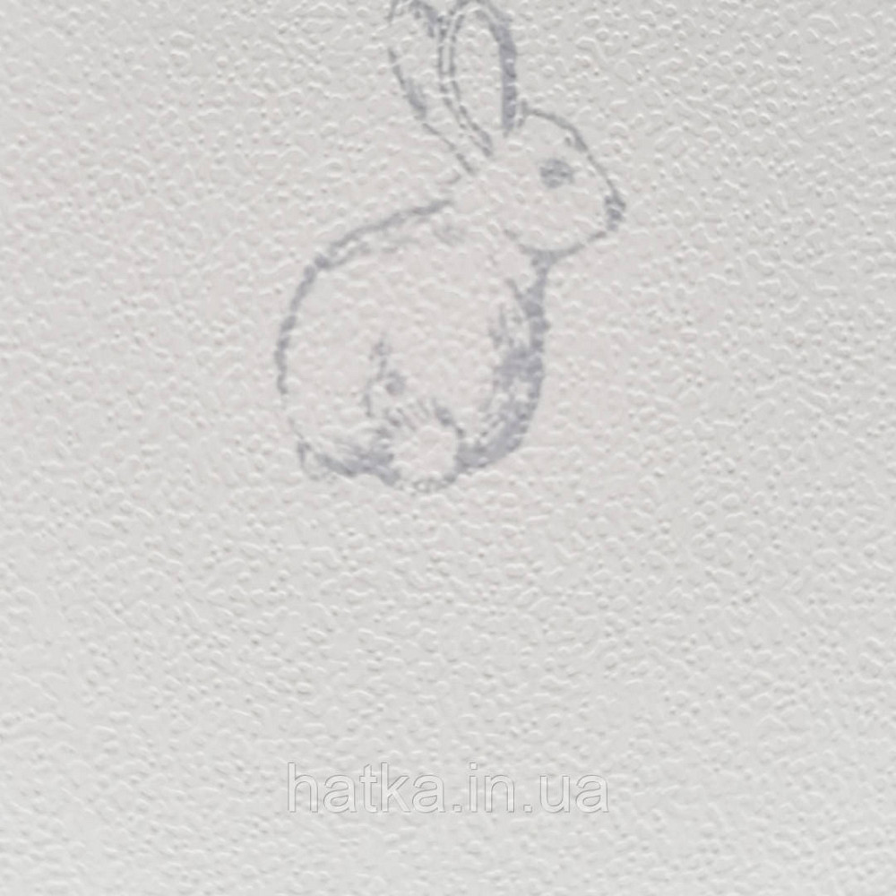 Шпалери паперові дитячі Lutece Tartine et Chocolat біла основа сірі мишки їжачки баранці зайчики Київ - фото 3