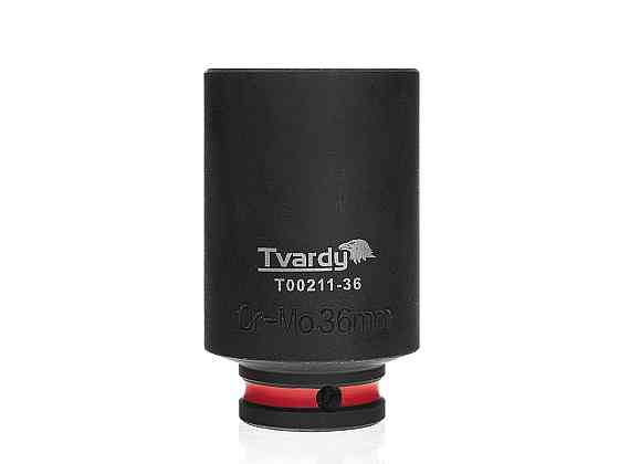 Головка ударна "Tvardy" з хром-молібденової сталі (Cr-Mo)  1/2"  6-гранна довга 36 мм Киев