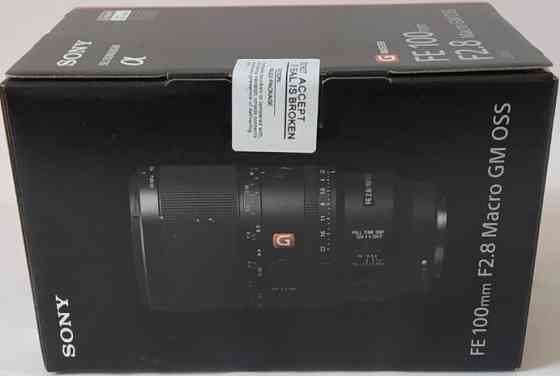 Sony SEL100M28GM FE 100mm F2.8 GM Macro (SEL100M28GM.SYX) Новий Га-тія. Харків
