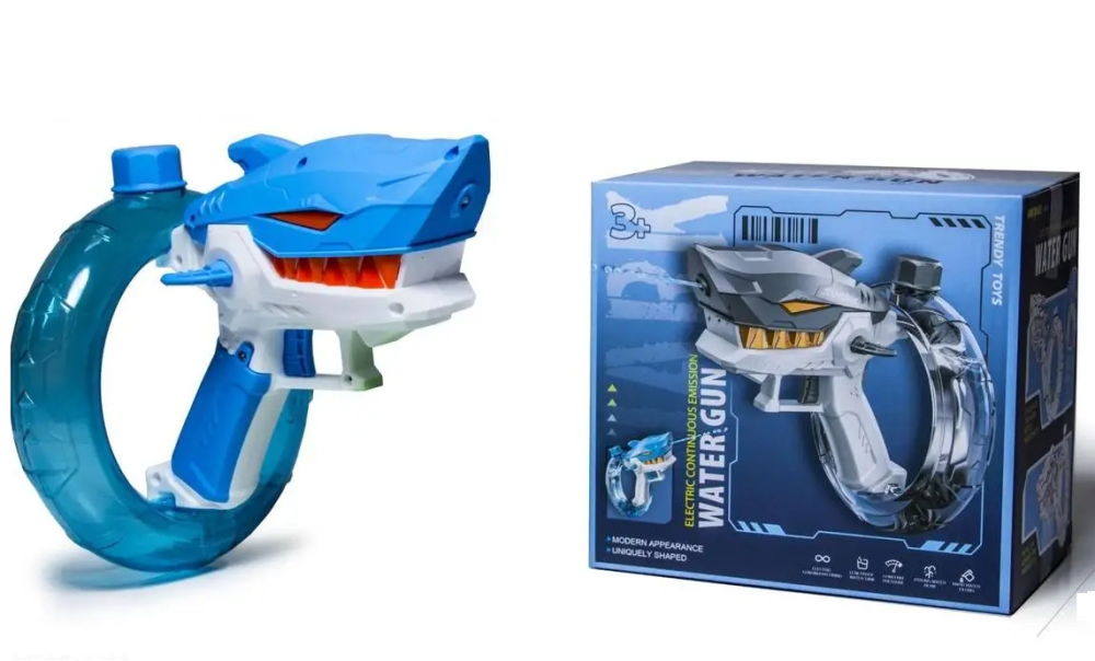 Електричний автоматичний пістолет у вигляді акули Shark CY052 Одеса - фото 1