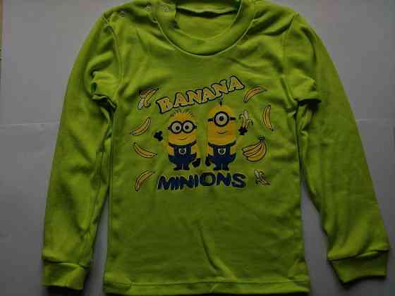 Кофта детская с принтом 100-110 см салатовый Киев