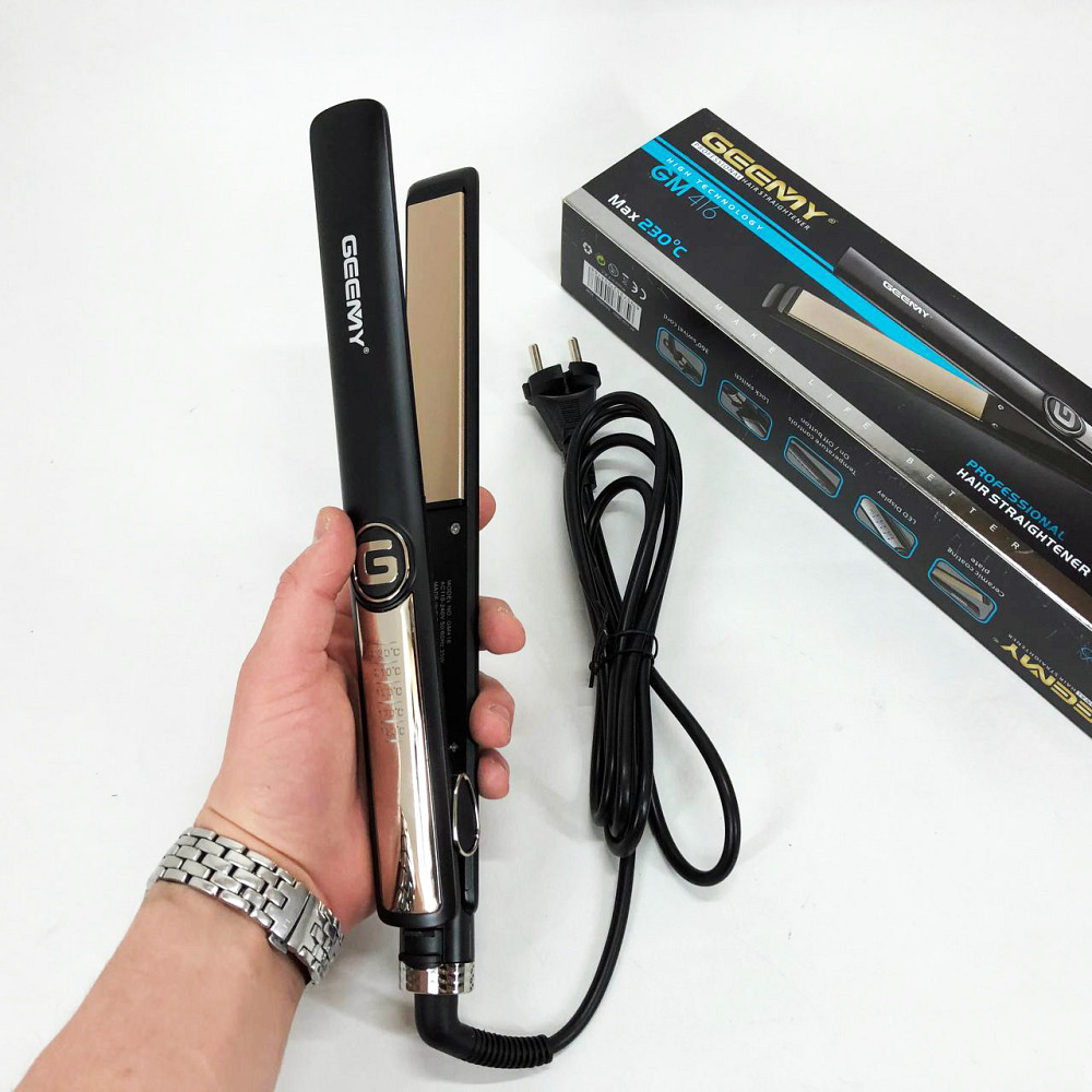 Утюжки для выпрямления Gemei GM-416, Мощный утюжок для выравнивания волос, Плойка выравниватель GN-48 Львов - изображение 11