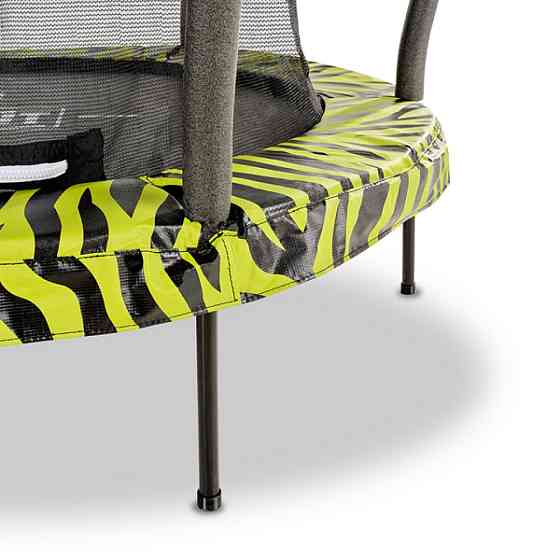 Батут дитячий EXIT Tiggy 140 см зелений із внутрішньою сіткою Київ