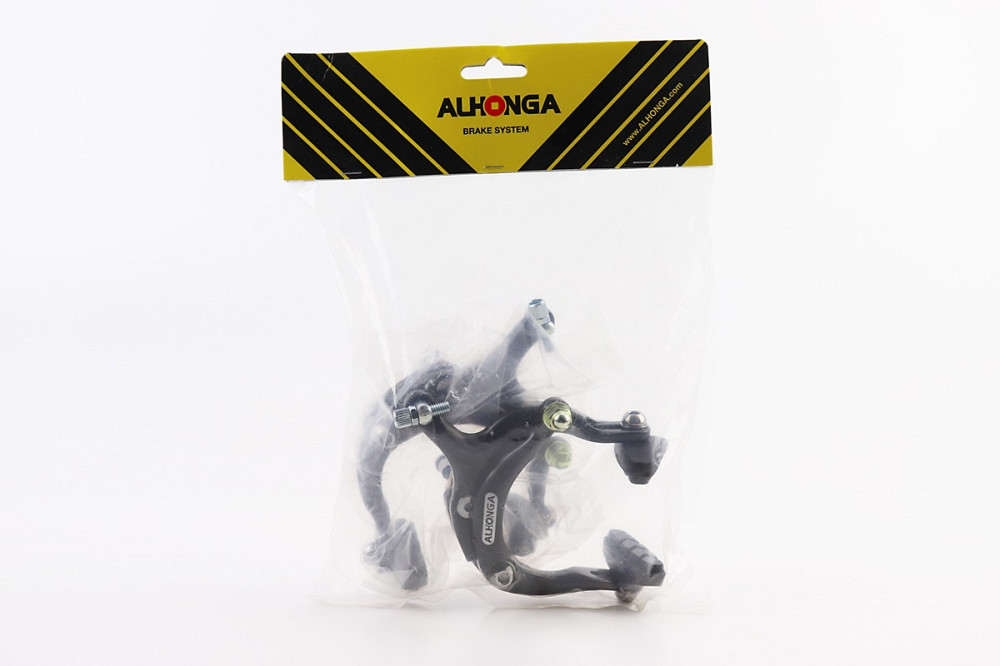 Гальмо ROAD V-brake кліщового типу, переднє+заднє, хід колодки 67-79мм, алюмінієве, чорне HJ-1201AD Киев - изображение 3