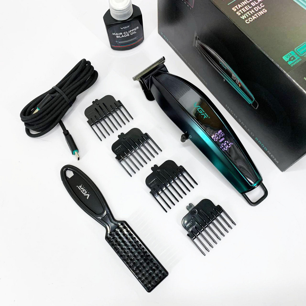 Надійна машинка для стрижки VGR, Домашні машинки для стрижки Чоловічий тример окантовки ER-41 Івано-Франківськ - фото 10