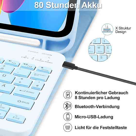 Клавиатурный чехол для iPad 10th/11th Gen 10.9/11