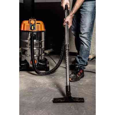 Пылесос строительный Neo Tools 1600Вт, 18 кПа, 35л, HEPA, колеса, 7.5кг (04-739) Винница