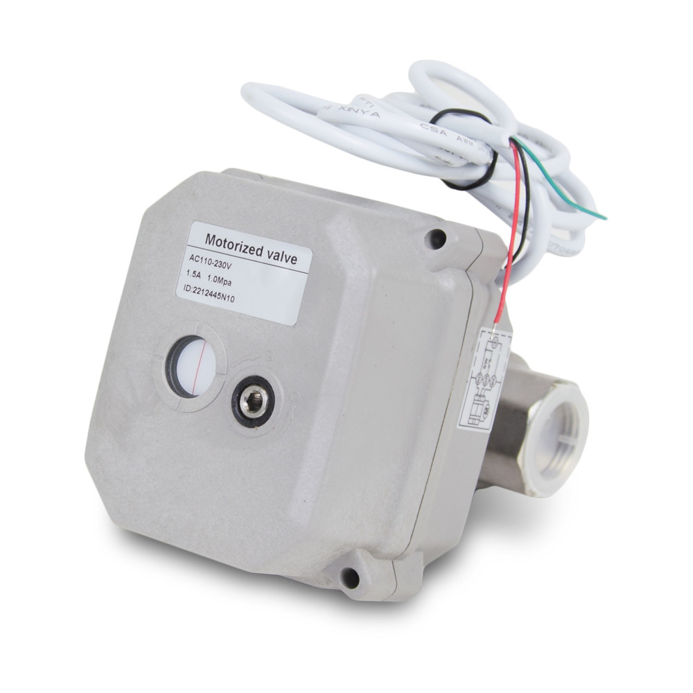 Кран кульовий з електроприводом YYD-1, 3/4", 220В, 10Вт, 40 бар Киев - изображение 1