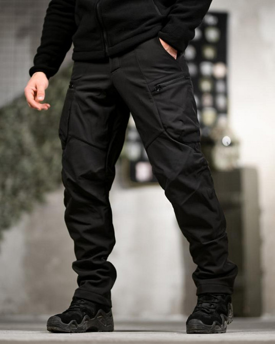 Зимовий тактичний костюм 5в1 чорний ПП8202 Одеса - фото 8