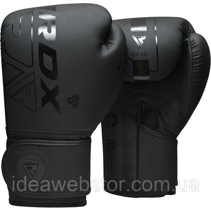 Перчатки для бокса RDX F6 Matte Black тренировочные спортивные для единоборств 16 ун. Киев - изображение 11