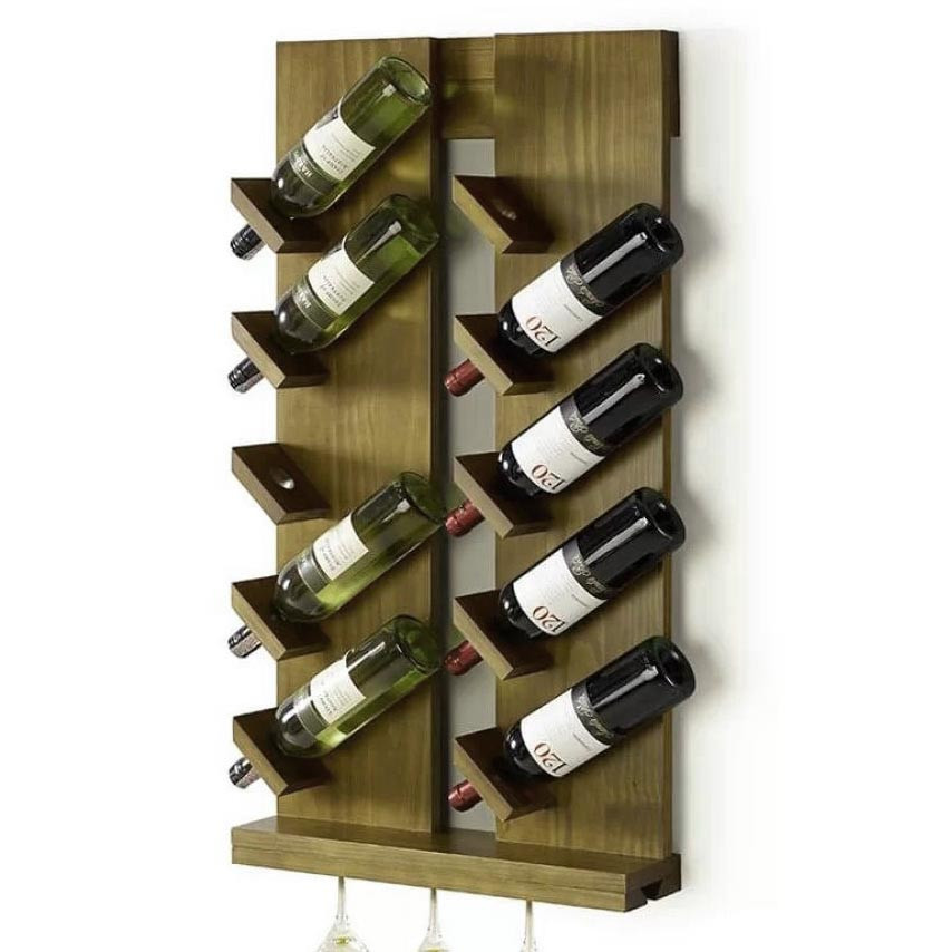 Настенная винная полка 