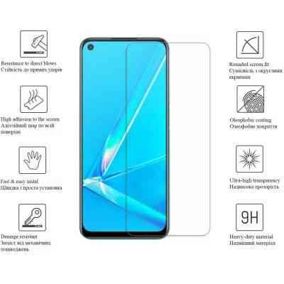 Стекло защитное Drobak OPPO A76 (505042) Винница