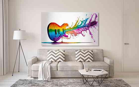 Картина холст в гостиную / спальню  Арт-Гітара     MLP_55 60x100 см Киев