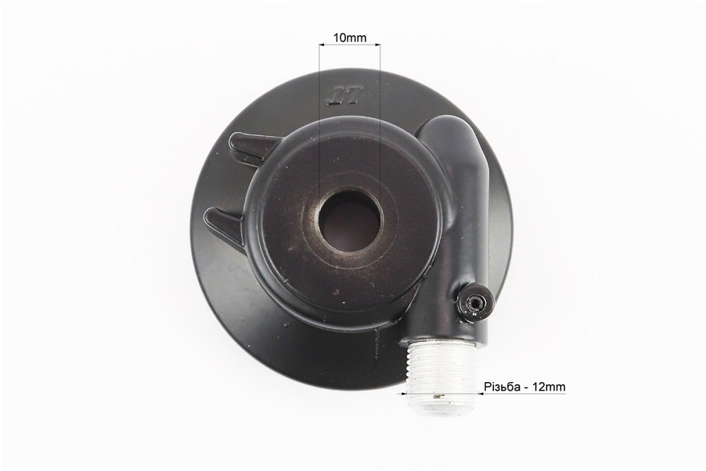 Привід спідометра (під вісь 10мм) (під трос "квадрат") чорний Київ - фото 3