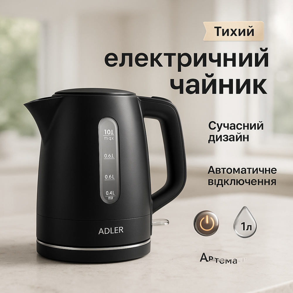 Зручний електричний чайник для кухні, Чайник дисковий, Чайники на підставці Побутовий для кухні QT-68 Львів - фото 2