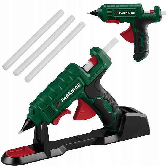 Бездротовий клейовий пістолет на підставці + 3 запасні клеї Parkside (PHP 500 E3) Нововолинськ