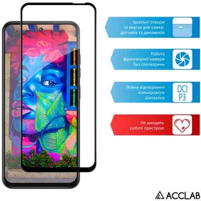Скло захисне ACCLAB Full Glue Tecno Spark Go 1 Black (1283126607745) Вінниця