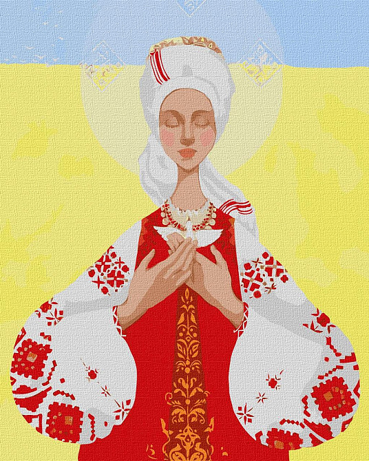 Набір для розпису по номерах. "Мати Україна" 40х50см, шт Київ - фото 1