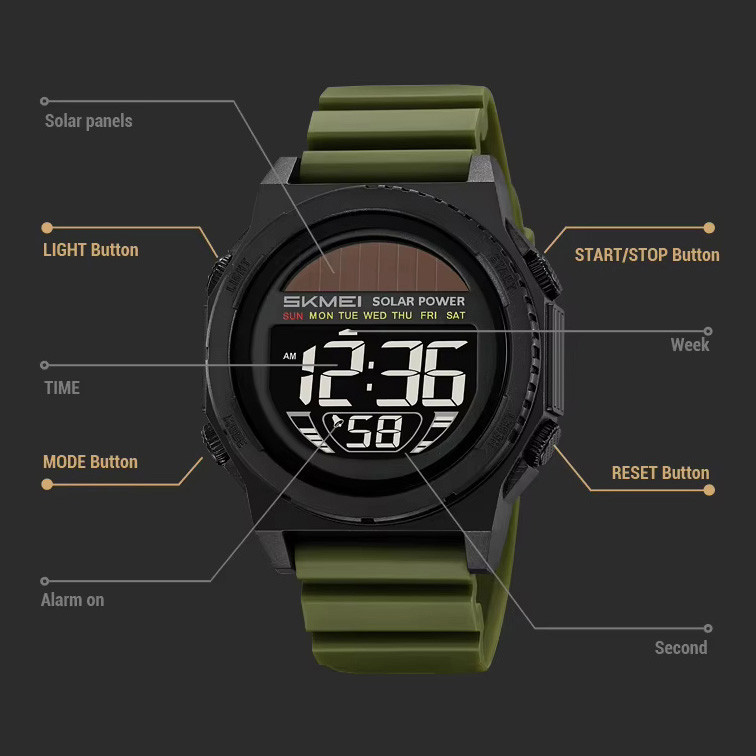 Часы наручные мужские SKMEI 2358AG SI-65 Киев - изображение 4