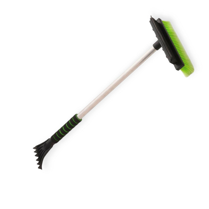 Щітка скребком на ручці 75см, м'яка вставка, алюм. трубка + стяжка води 3в1 "т-подібна" tompar зі Мукачево - фото 1