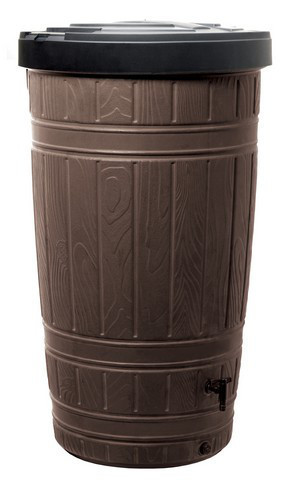Ємність для збору дощової води Prosperplast Woodcan, 265 л, коричнева Київ - фото 1