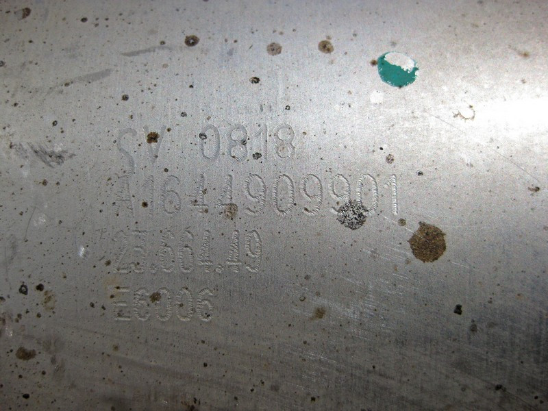 Mercedes-Benz  A1644909901 Глушник передня частина ML W164 GL X164 OM642 V6 3.0 cdi Одеса - фото 3