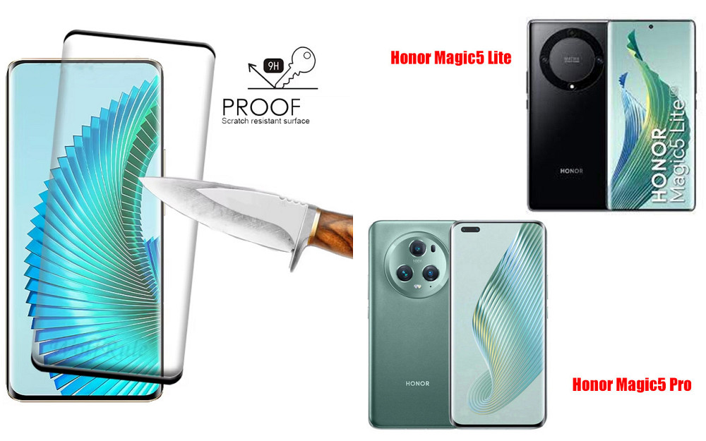 Захисне скло HyperGlass Pro для Honor Magic5 Lite, Magic5 Pro – максимальна чутливість та захист Київ - фото 2