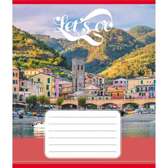 Зошит учнівський "Гоу" 036-580075L-4 в лінію, 36 аркушів Вінниця