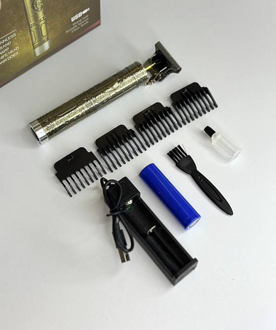 Тример для окантування малюнків та бороди Professional Hair Clipper WS-T99 (Будда) Чернівці - фото 3