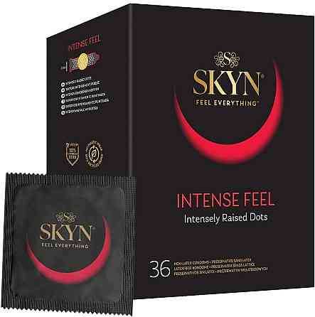 Безлатексні преміум-презервативи SKYN Intense Feel 36 шт (м'яте паковання!!!) Sex Aura Київ