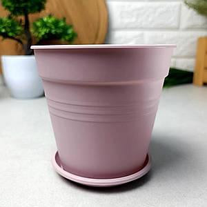 Горщик для квітів з підставкою "Глорія" 1.6л (фрезія) Харків - фото 3