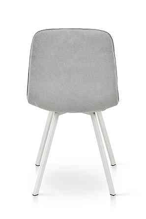 Стілець Софт, метал білий/ тканина світло сіра Київ